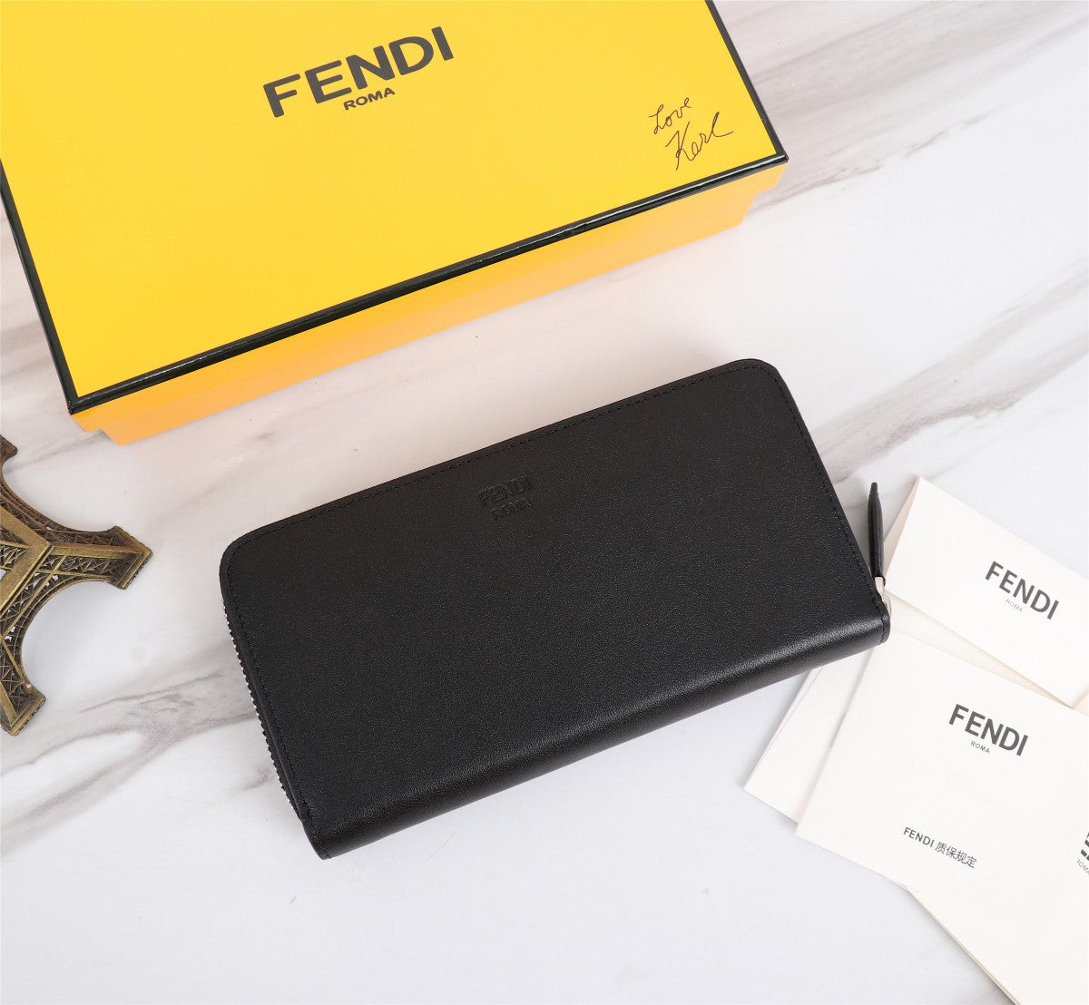 Fendi Zip Around Wallet