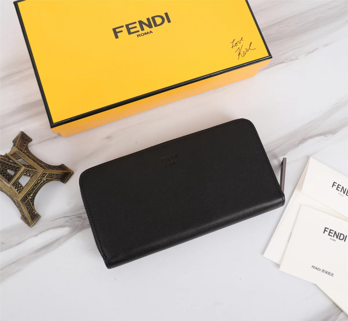 Fendi Zip Around Wallet