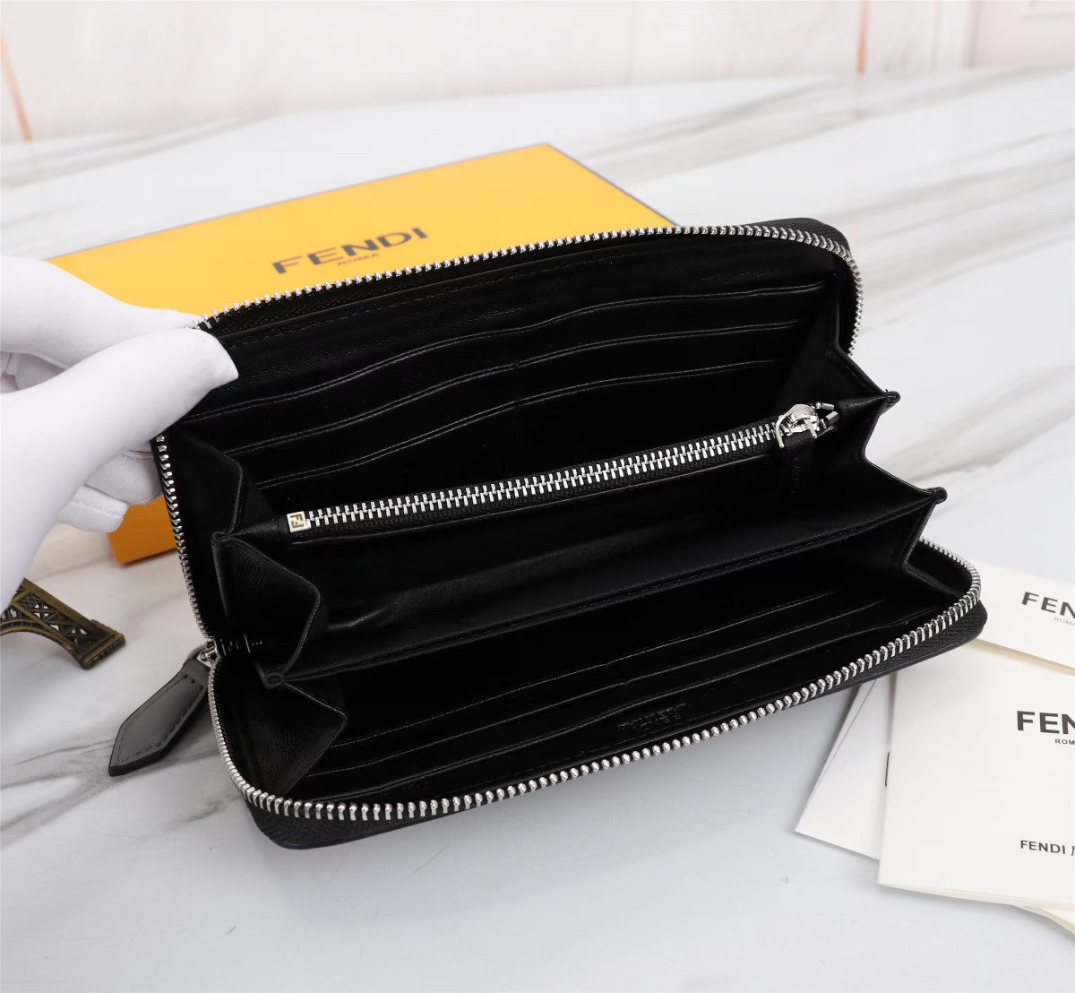 Fendi Zip Around Wallet