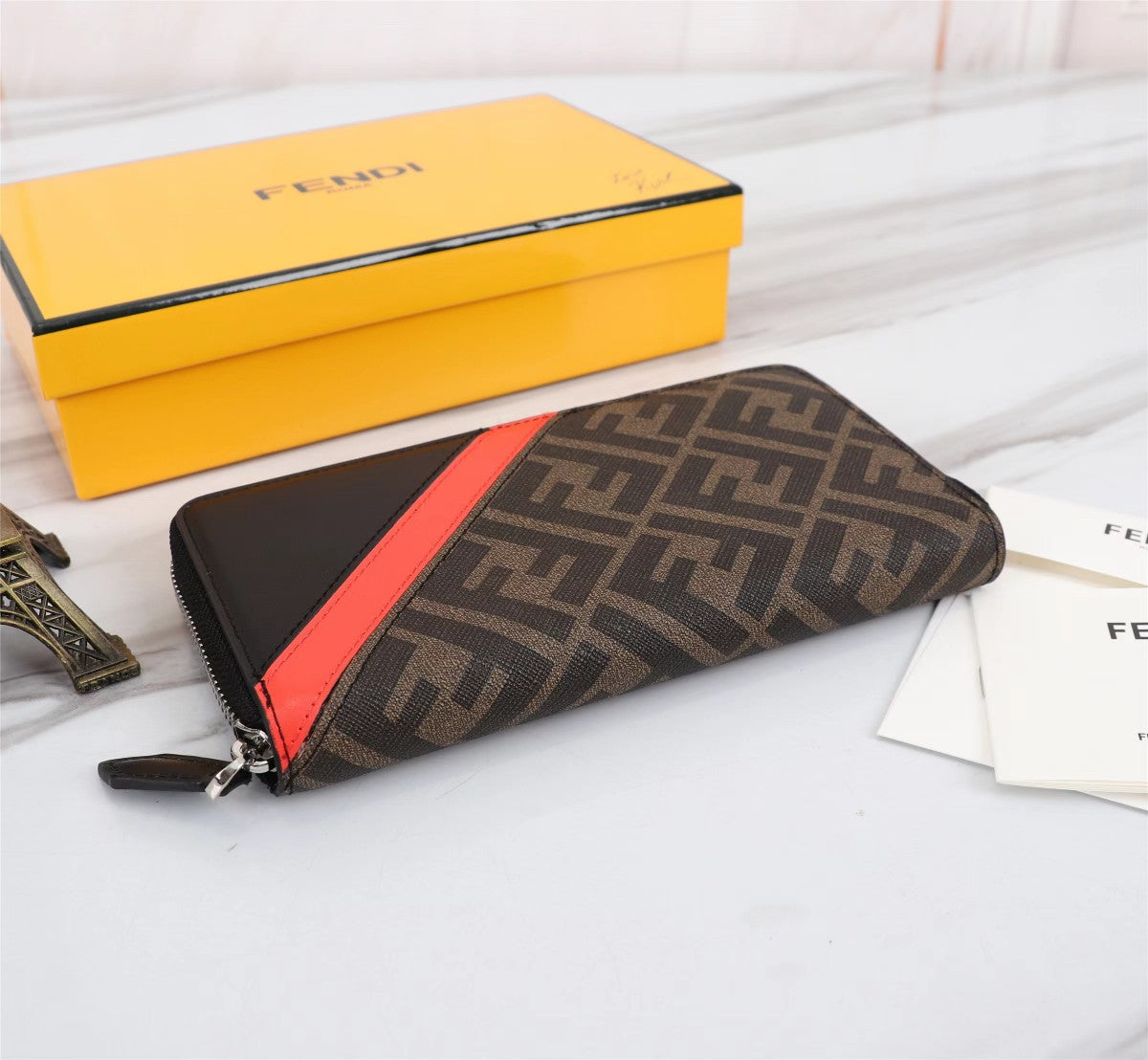 Fendi Zip Around Wallet