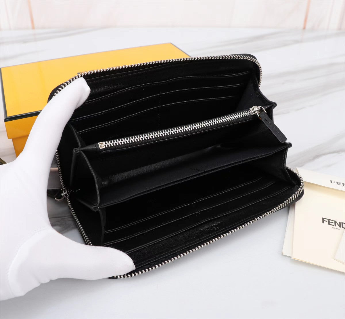 Fendi Zip Around Wallet