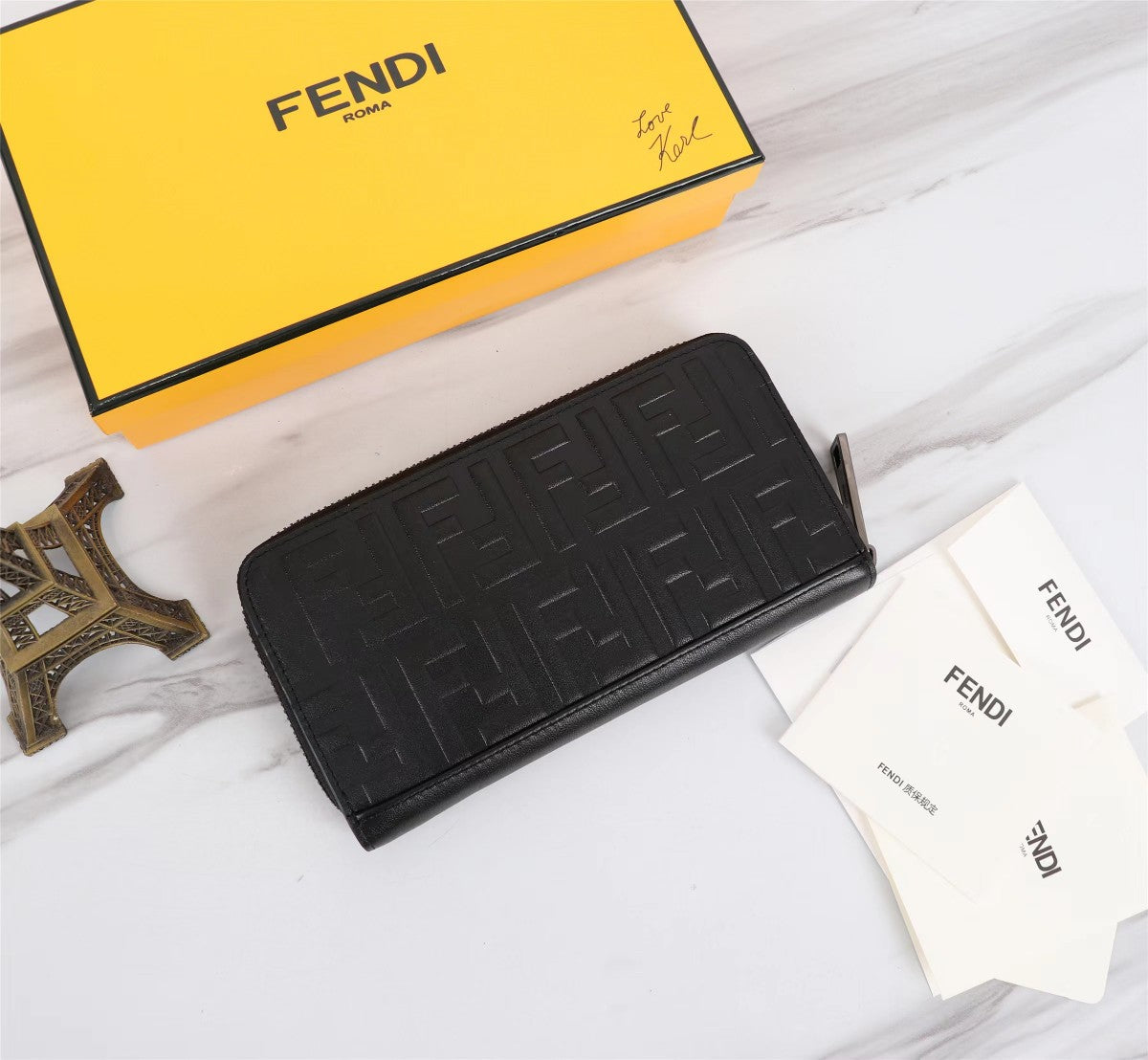 Fendi Zip Around Wallet