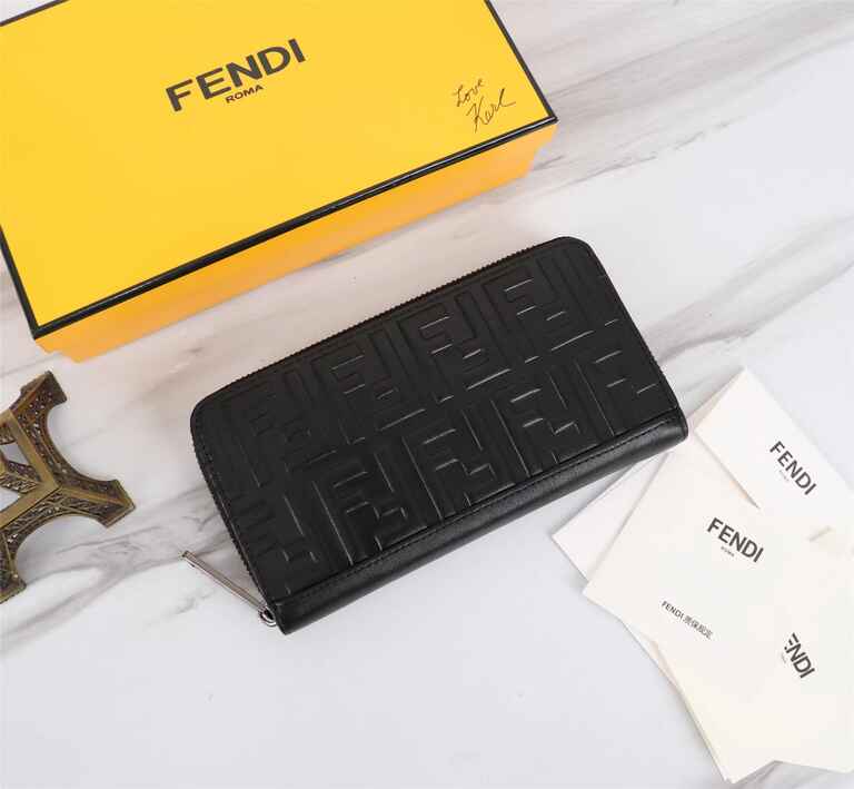 Fendi Zip Around Wallet