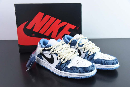 NK Air Jordan 1 Low ”Washed Denim”