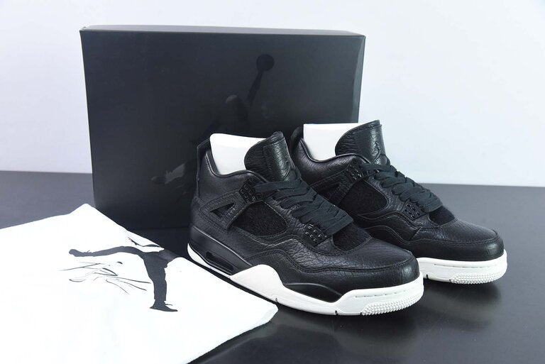 Air Jordan 4 Retro Premium ”Pony Hair Black”