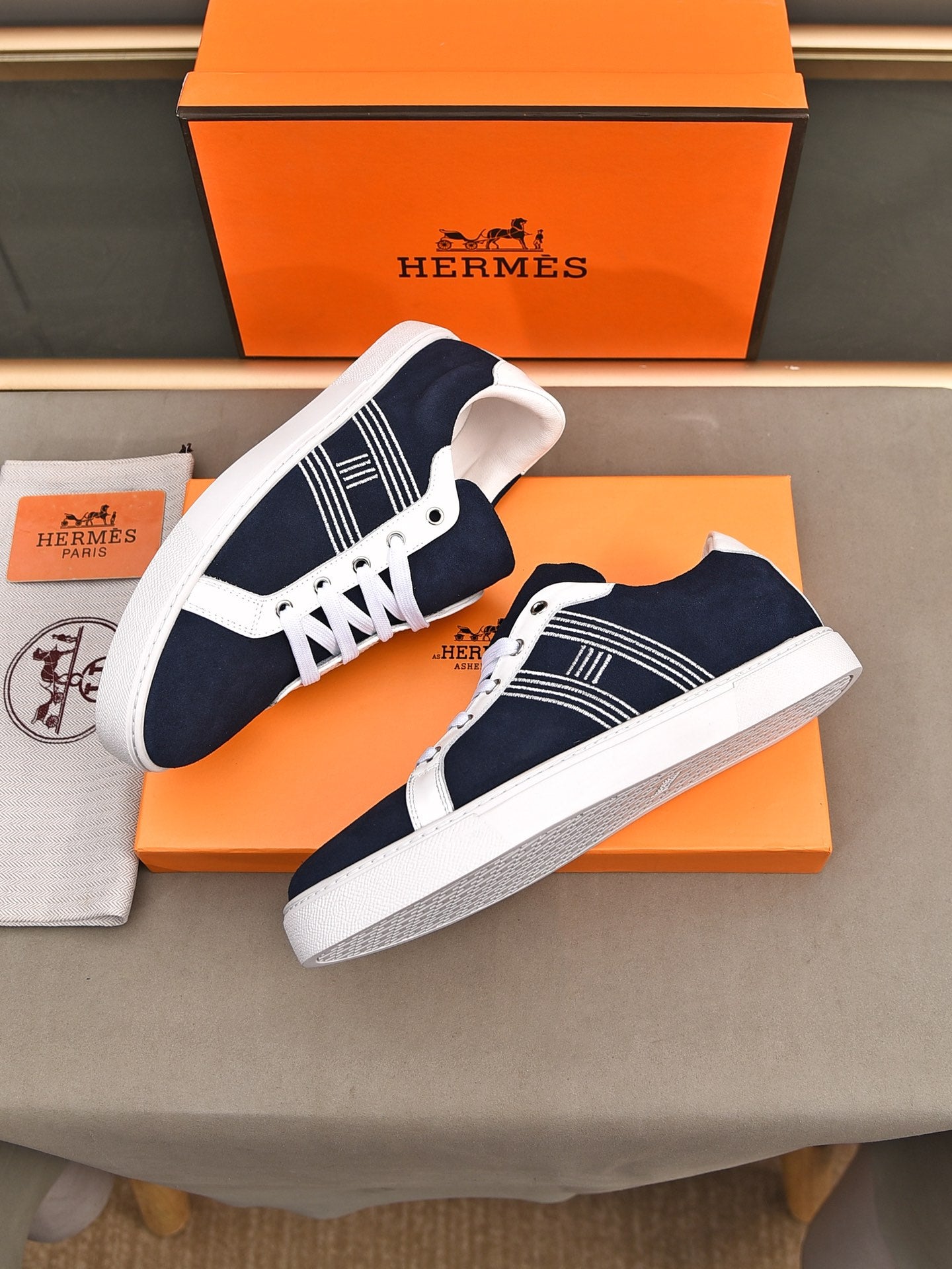 Hermes Boomerang Sneakers
