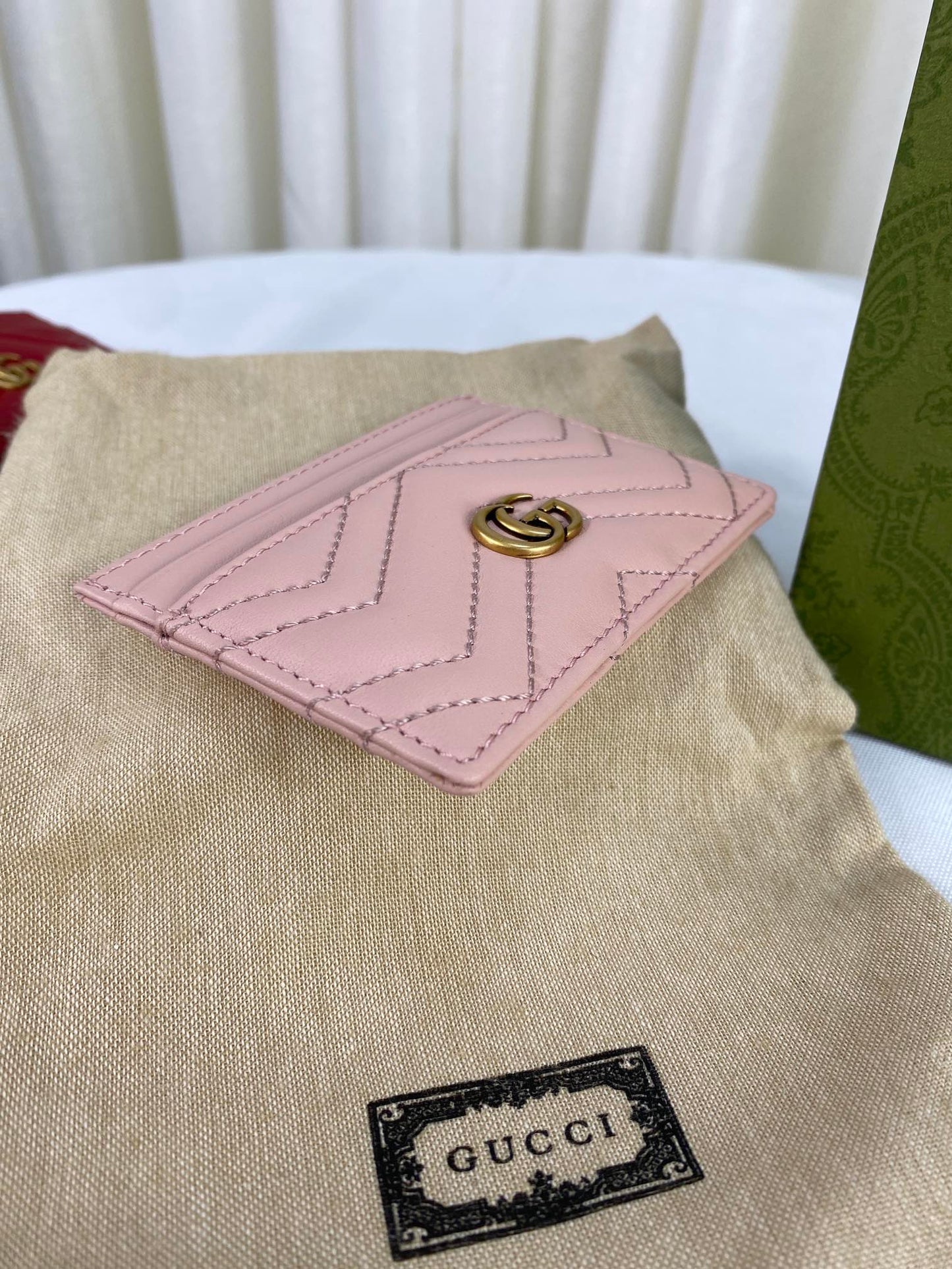 Gucci GG Marmont Matelassé Card