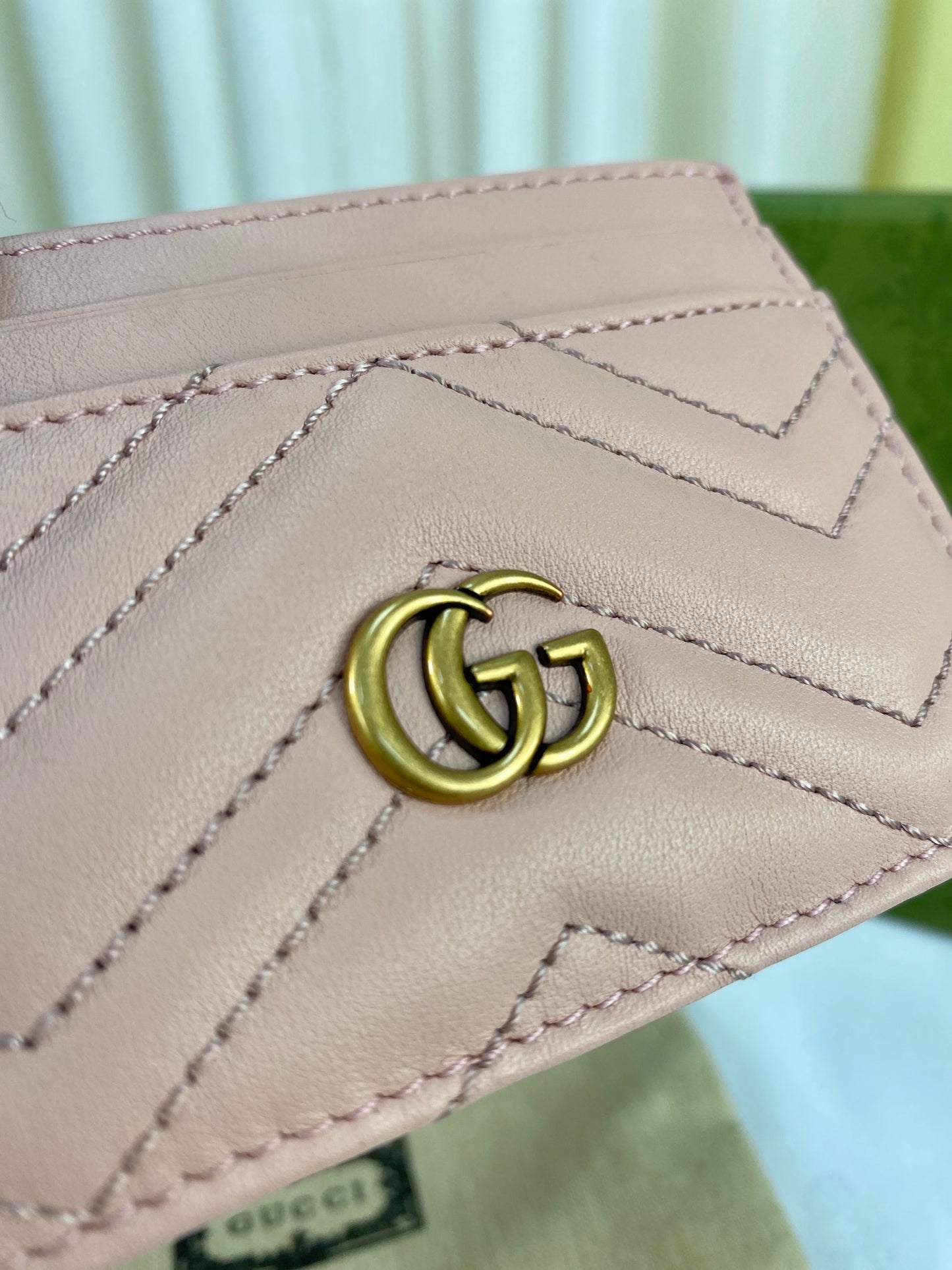 Gucci GG Marmont Matelassé Card