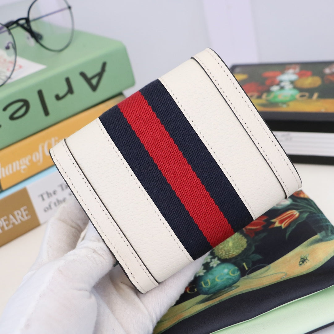Gucci GG Supreme Tri-Fold Wallet