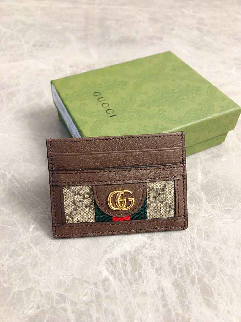 Gucci Ophidia GG Card Case Wallet