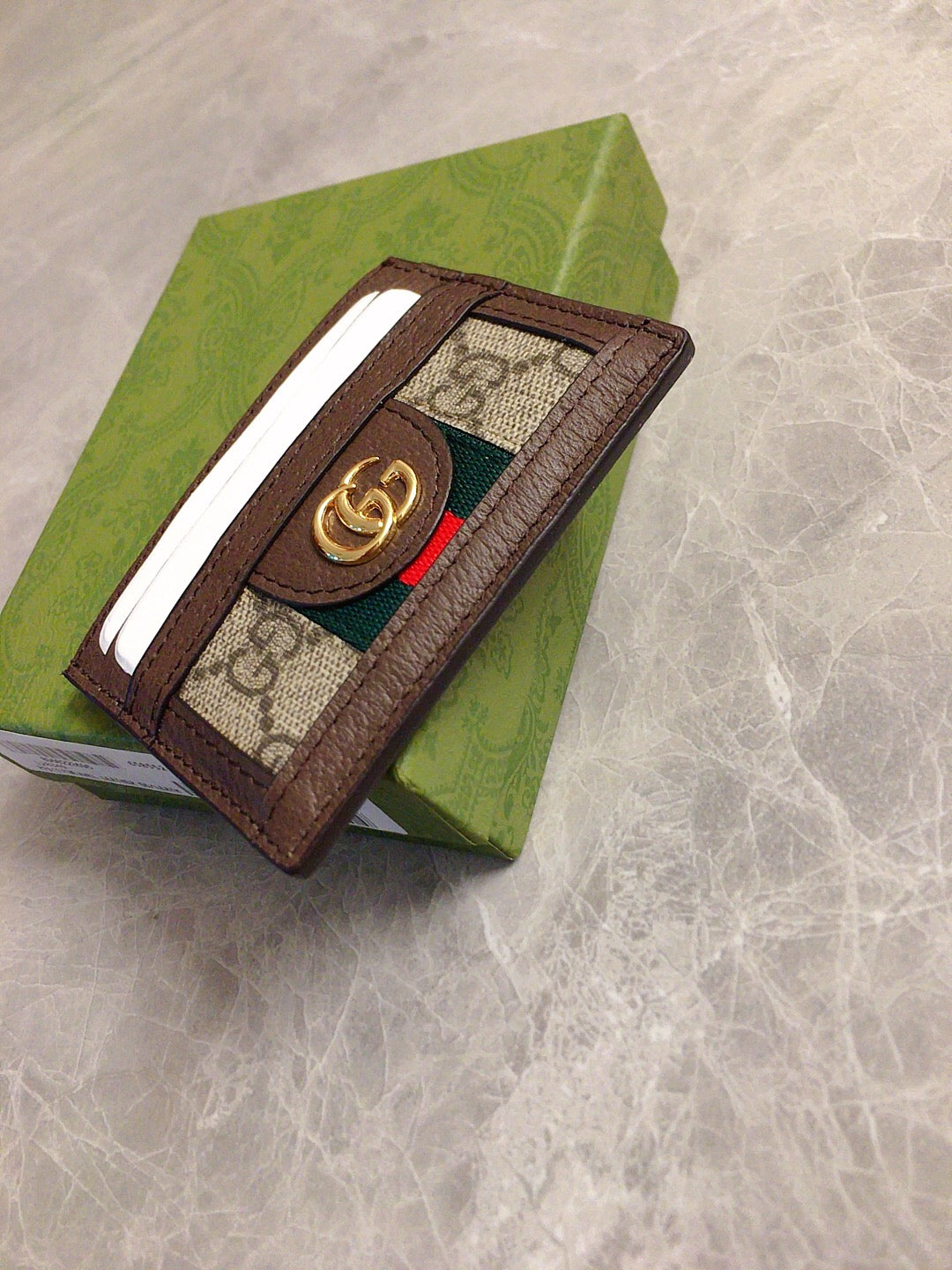 Gucci Ophidia GG Card Case Wallet