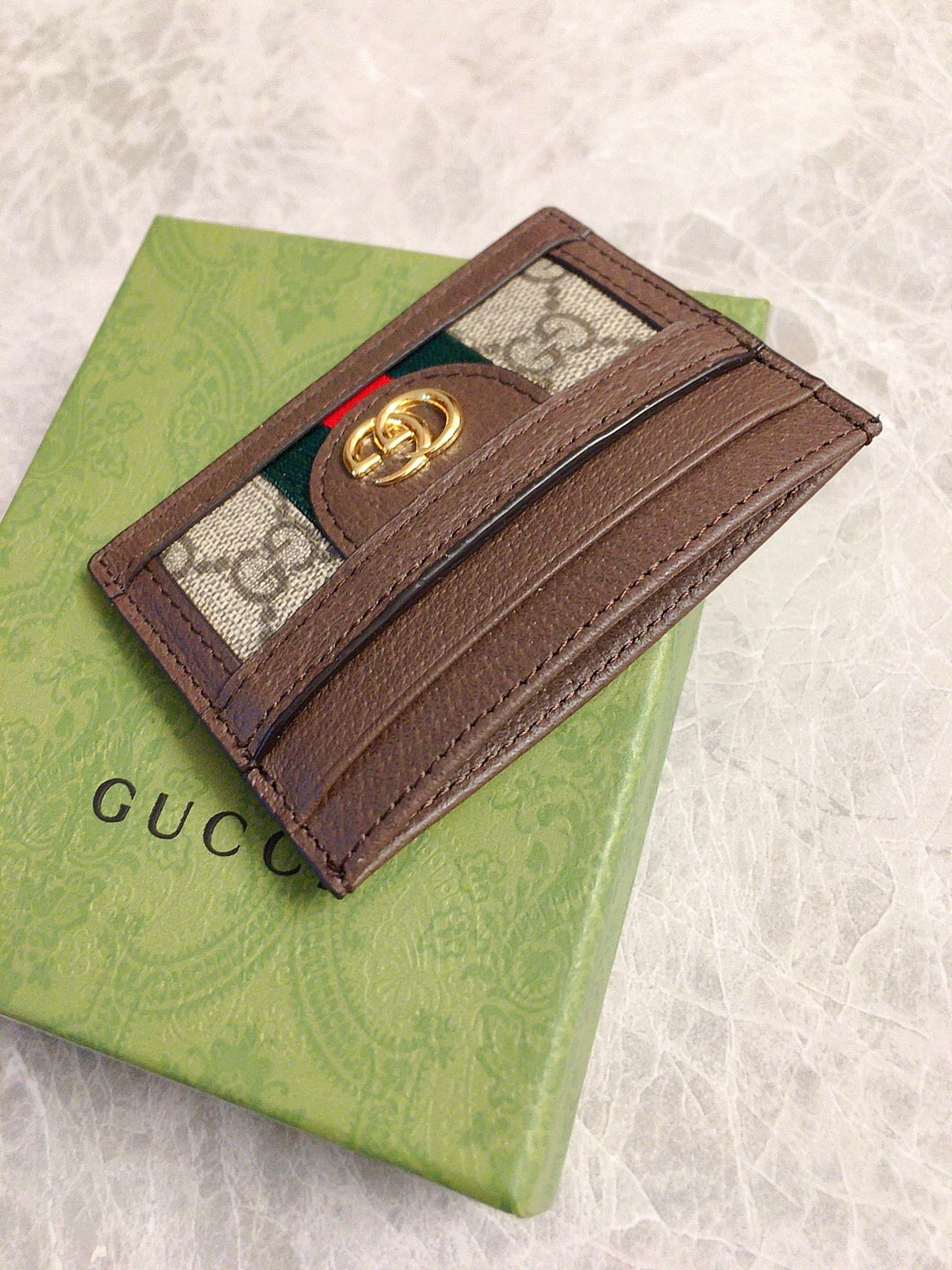 Gucci Ophidia GG Card Case Wallet