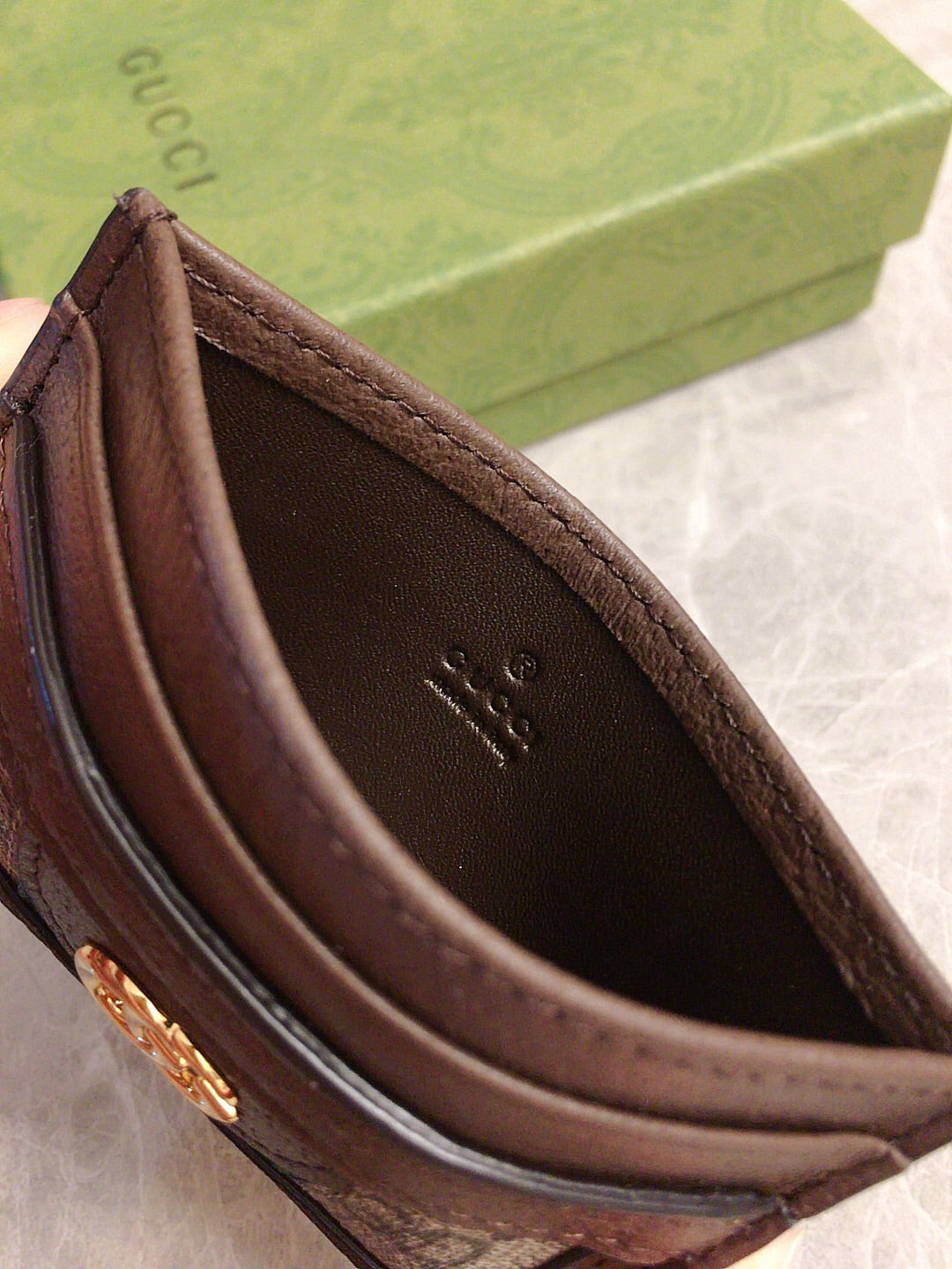 Gucci Ophidia GG Card Case Wallet