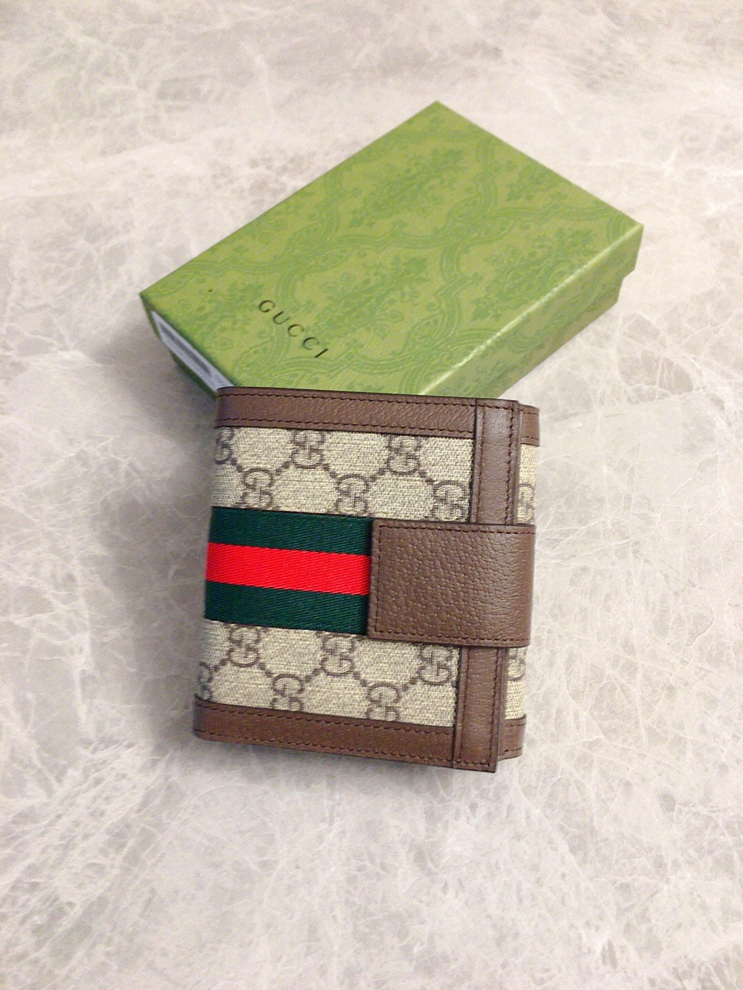 Gucci Ophidia GG French Flap Wallet
