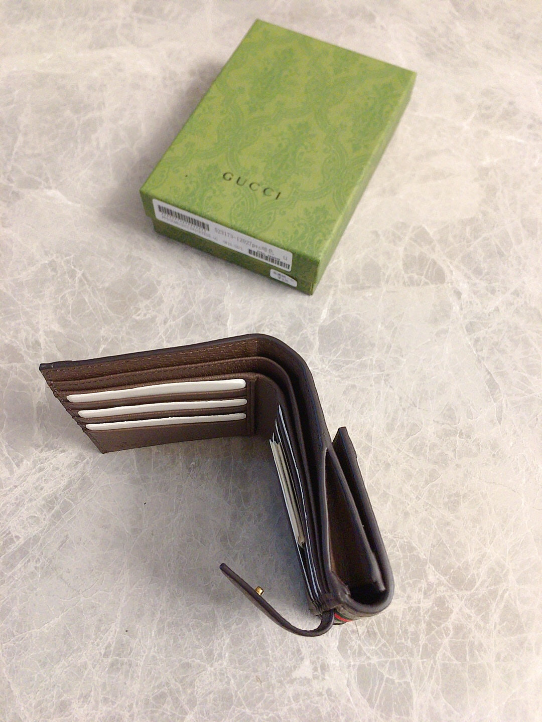 Gucci Ophidia GG French Flap Wallet