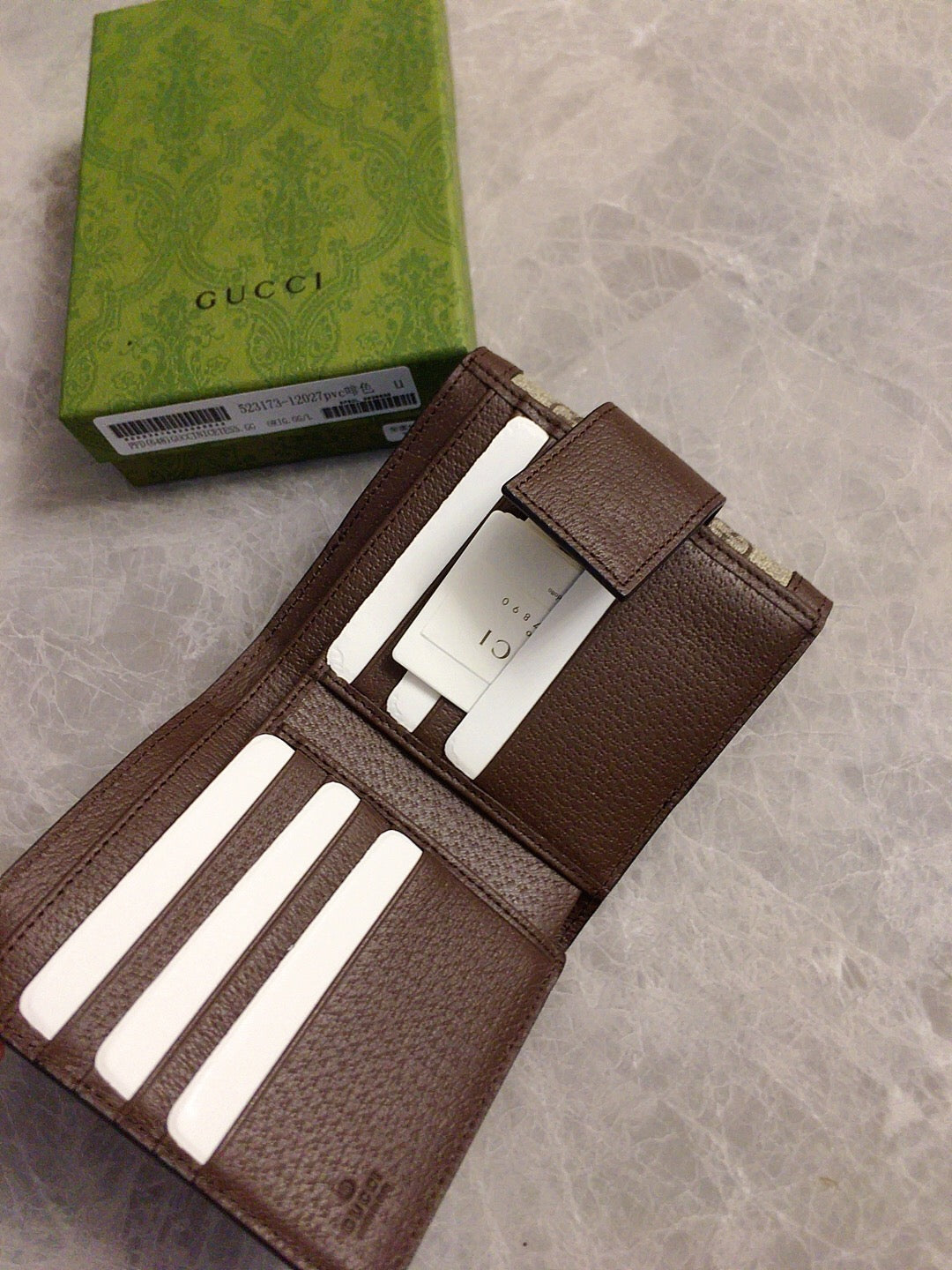 Gucci Ophidia GG French Flap Wallet