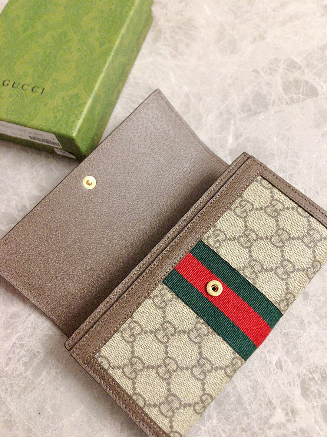 Gucci Ophidia GG Continental Wallet
