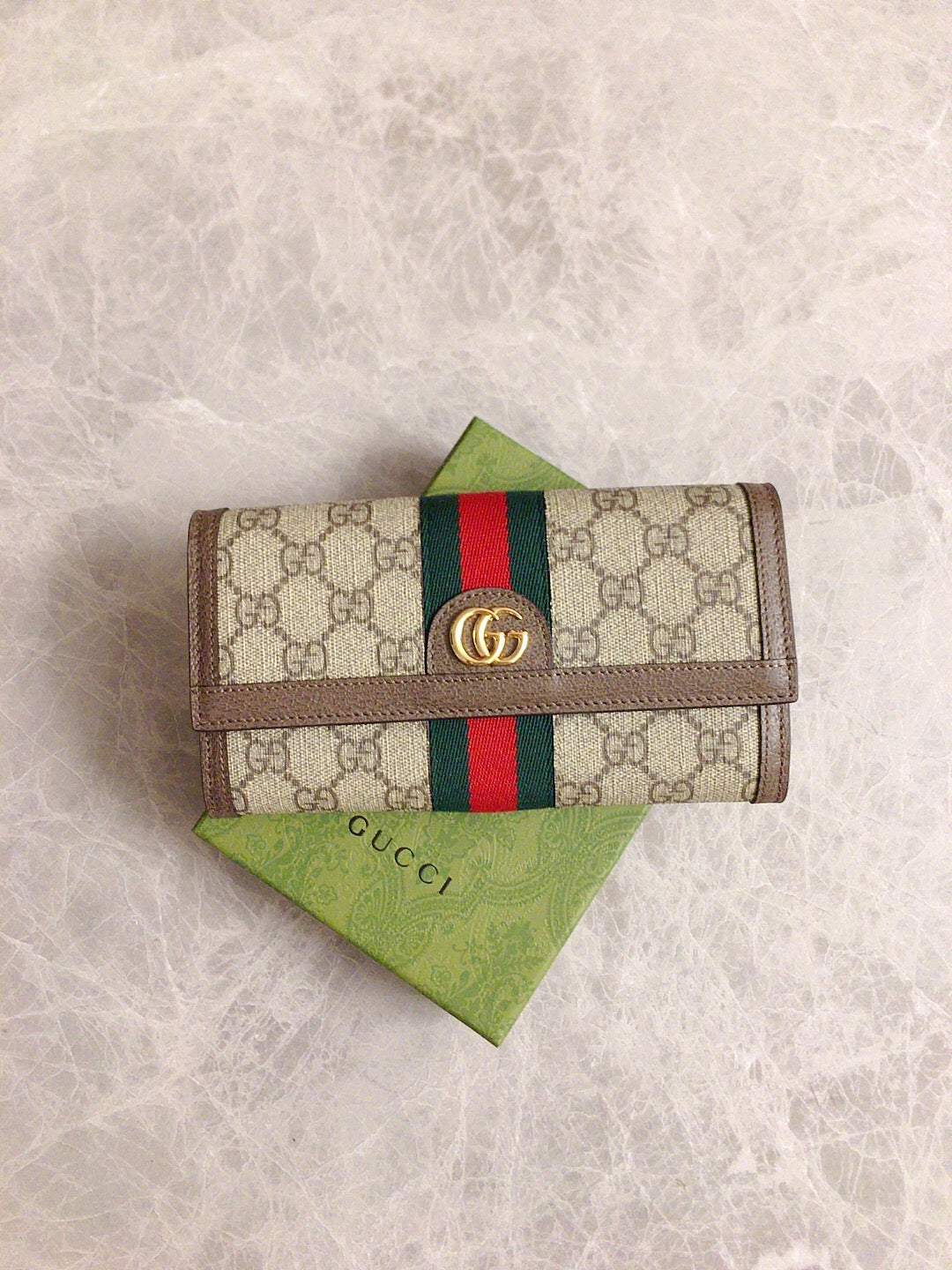 Gucci Ophidia GG Continental Wallet