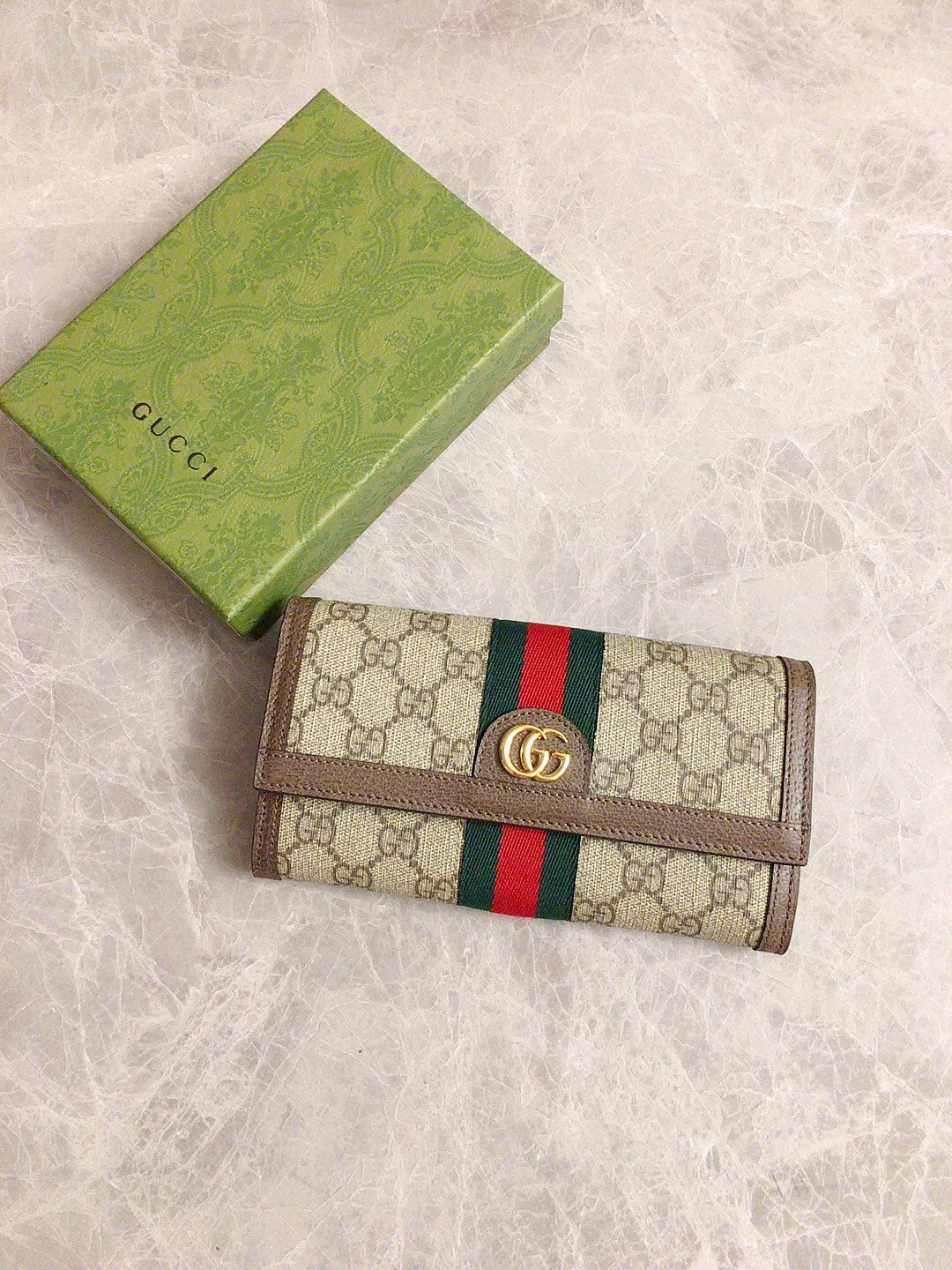 Gucci Ophidia GG Continental Wallet