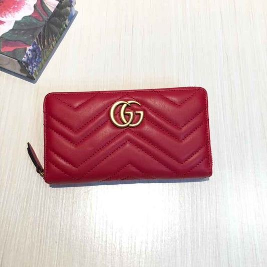 Gucci GG Marmont Zip Around Wallet