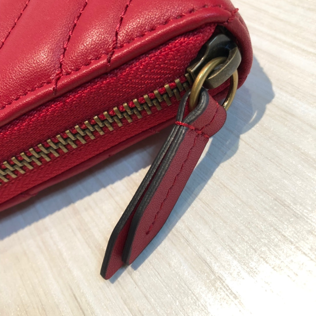 Gucci GG Marmont Zip Around Wallet
