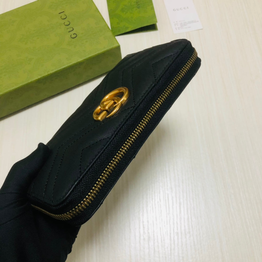 Gucci GG Marmont Zip Around Wallet