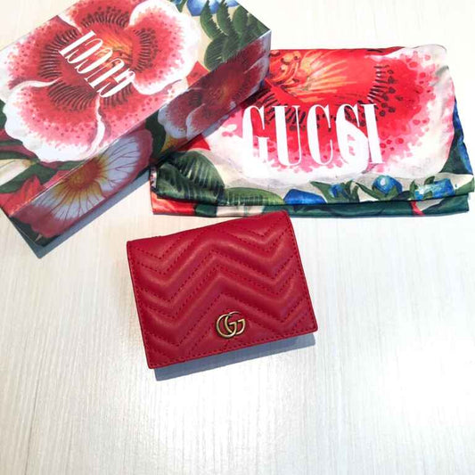 Gucci GG Marmont Card Case Wallet