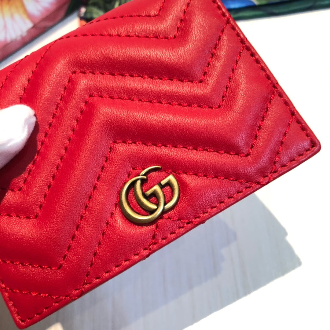 Gucci GG Marmont Card Case Wallet