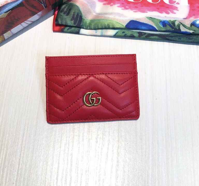Gucci GG Marmont Card Case Wallet