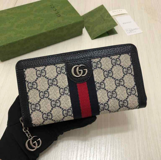 Gucci Ophidia GG Zip Around Wallet