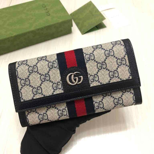 Gucci Ophidia GG Zip Around Wallet
