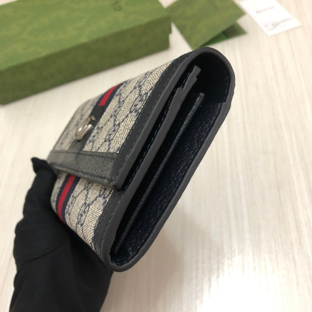 Gucci Ophidia GG Zip Around Wallet