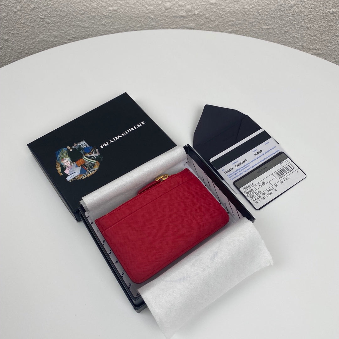 Prada Leather Card Holder