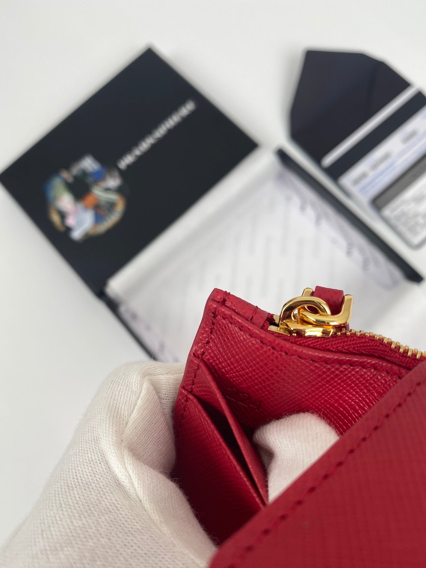 Prada Leather Card Holder