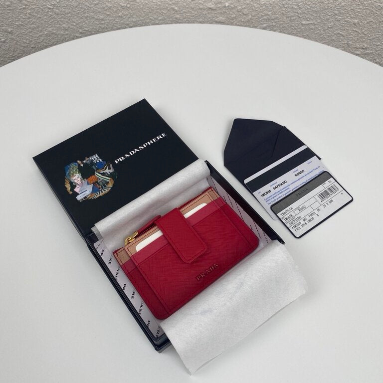 Prada Leather Card Holder