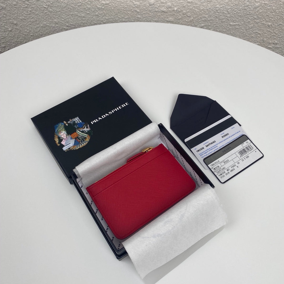 Prada Leather Card Holder