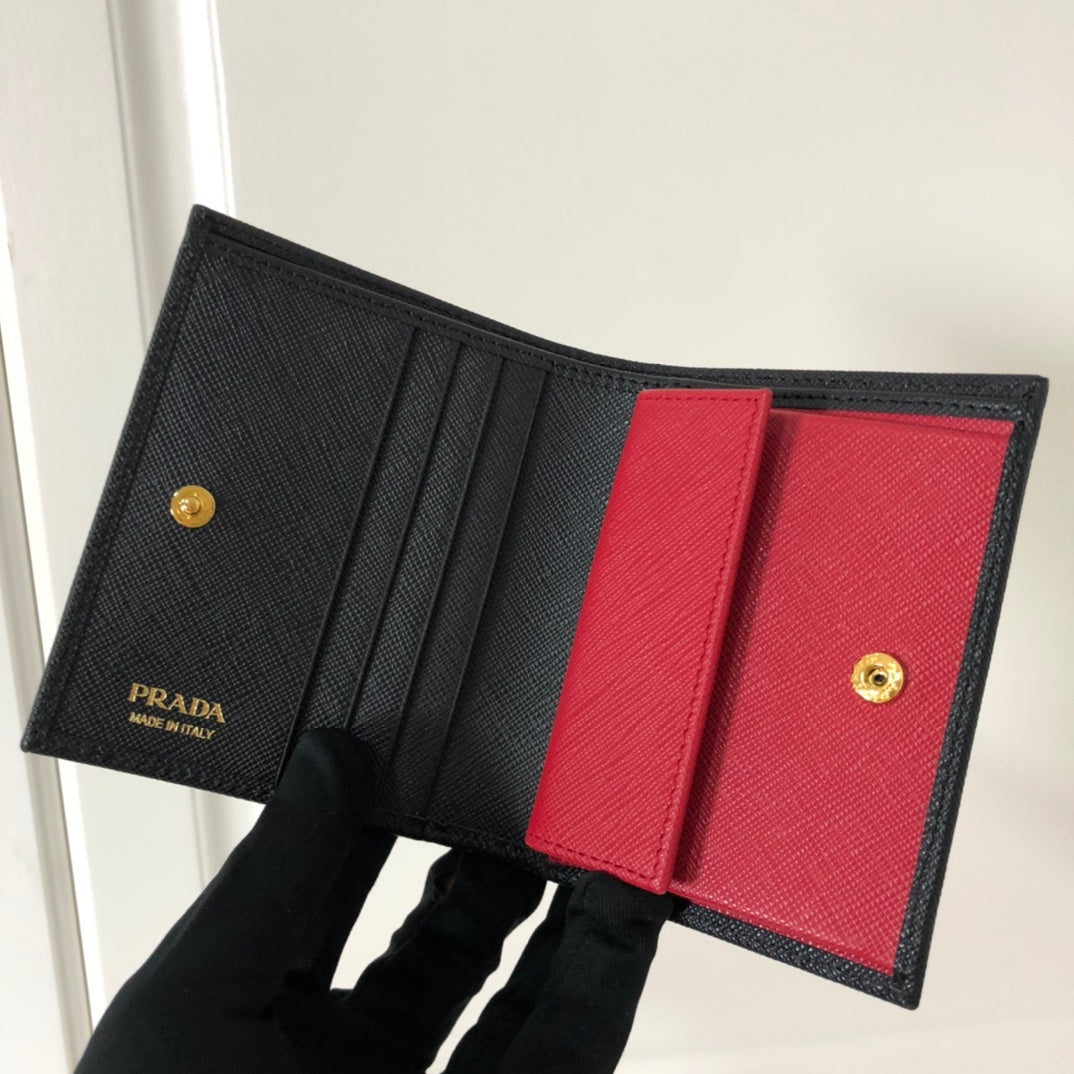 Prada Small Saffiano Leather Wallet