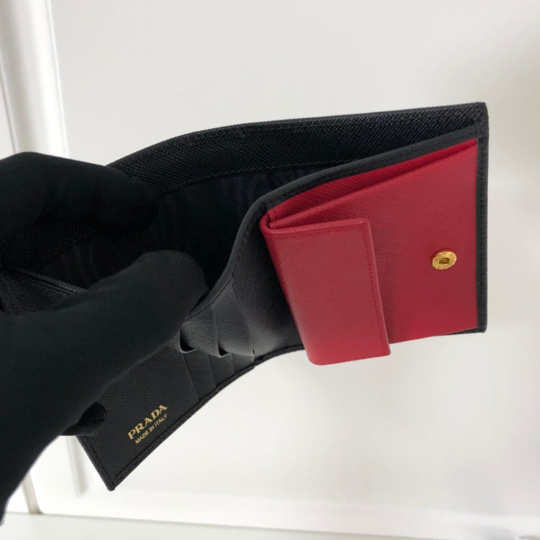 Prada Small Saffiano Leather Wallet