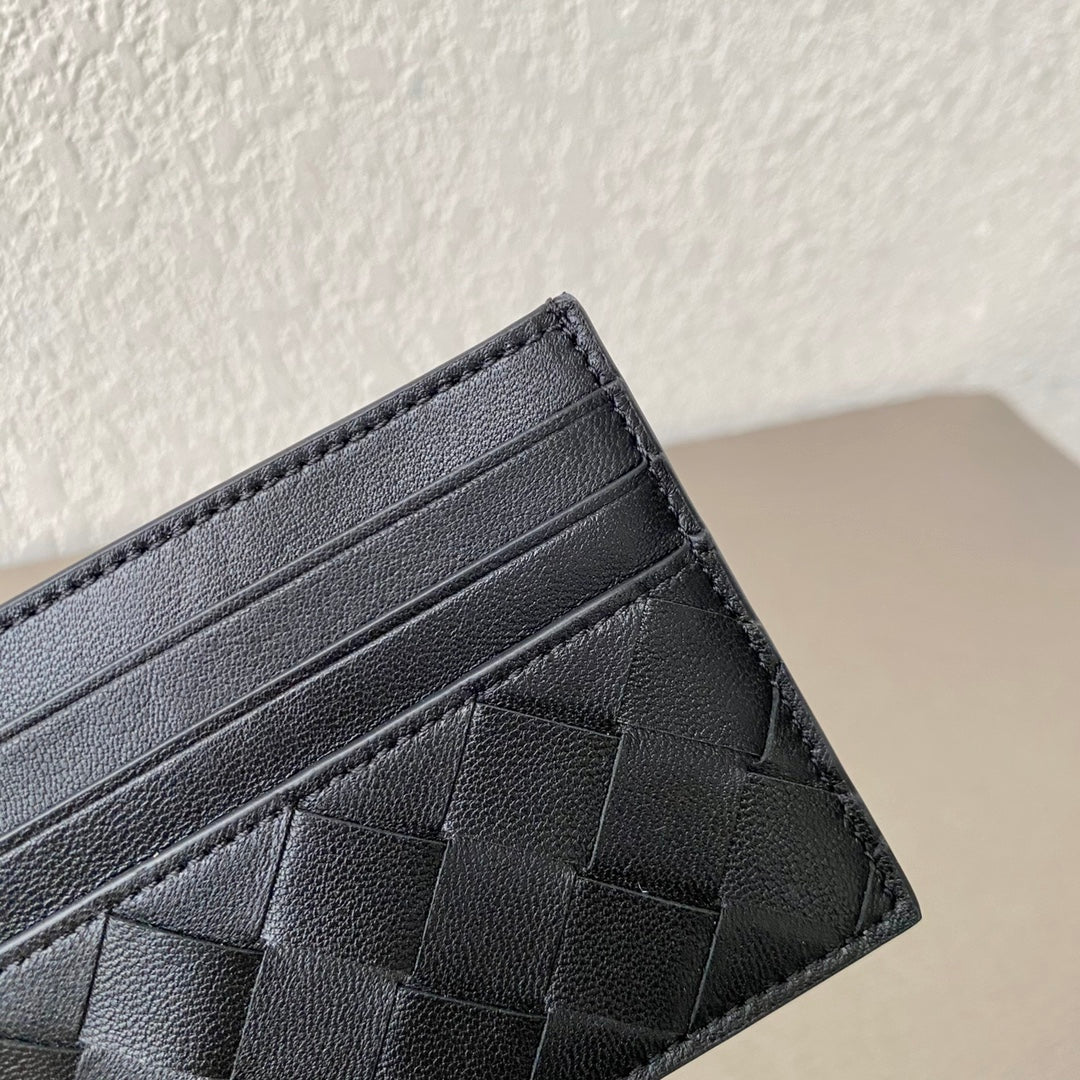 BV Intrecciato Credit Card Case