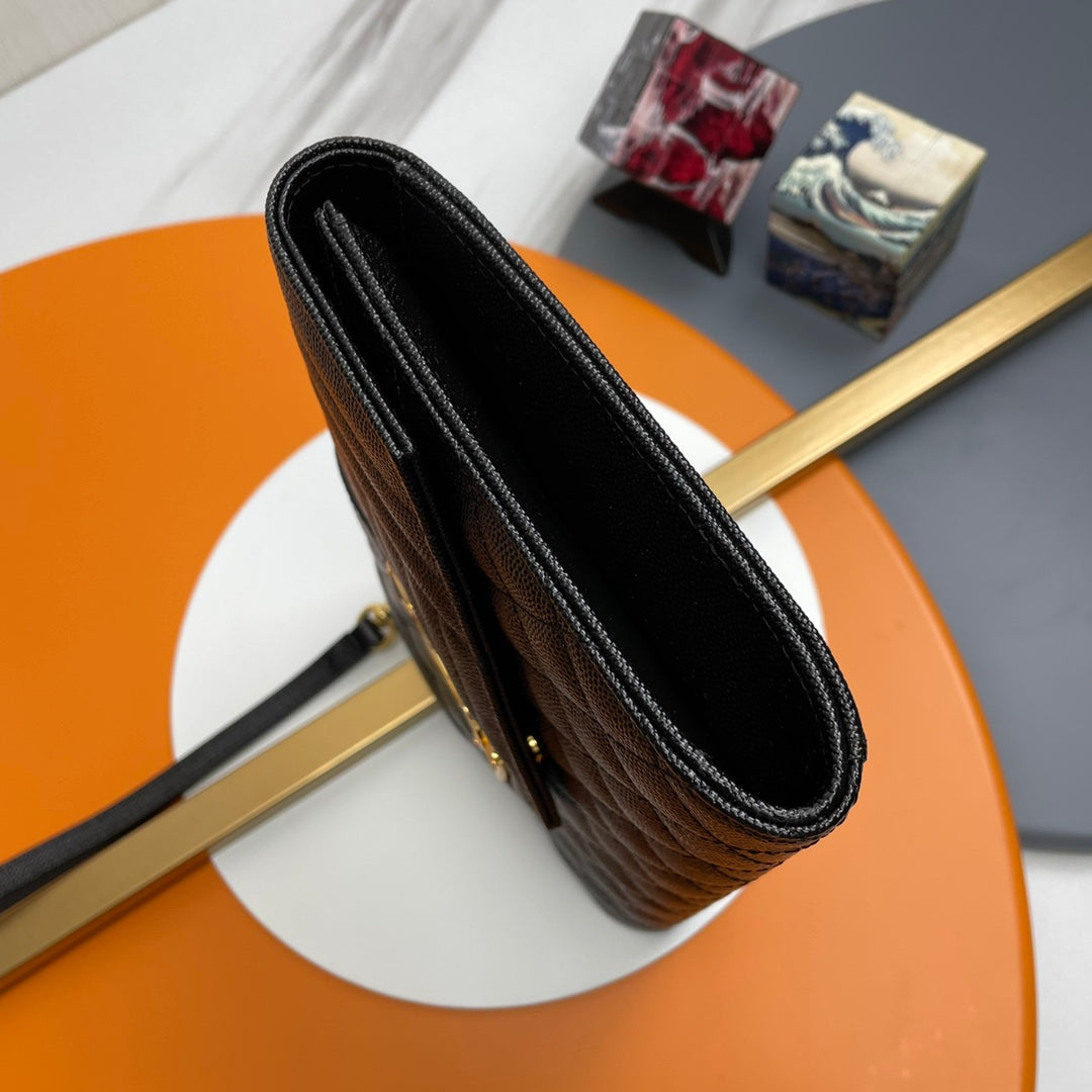 YSL Matelassé Flap Pouch