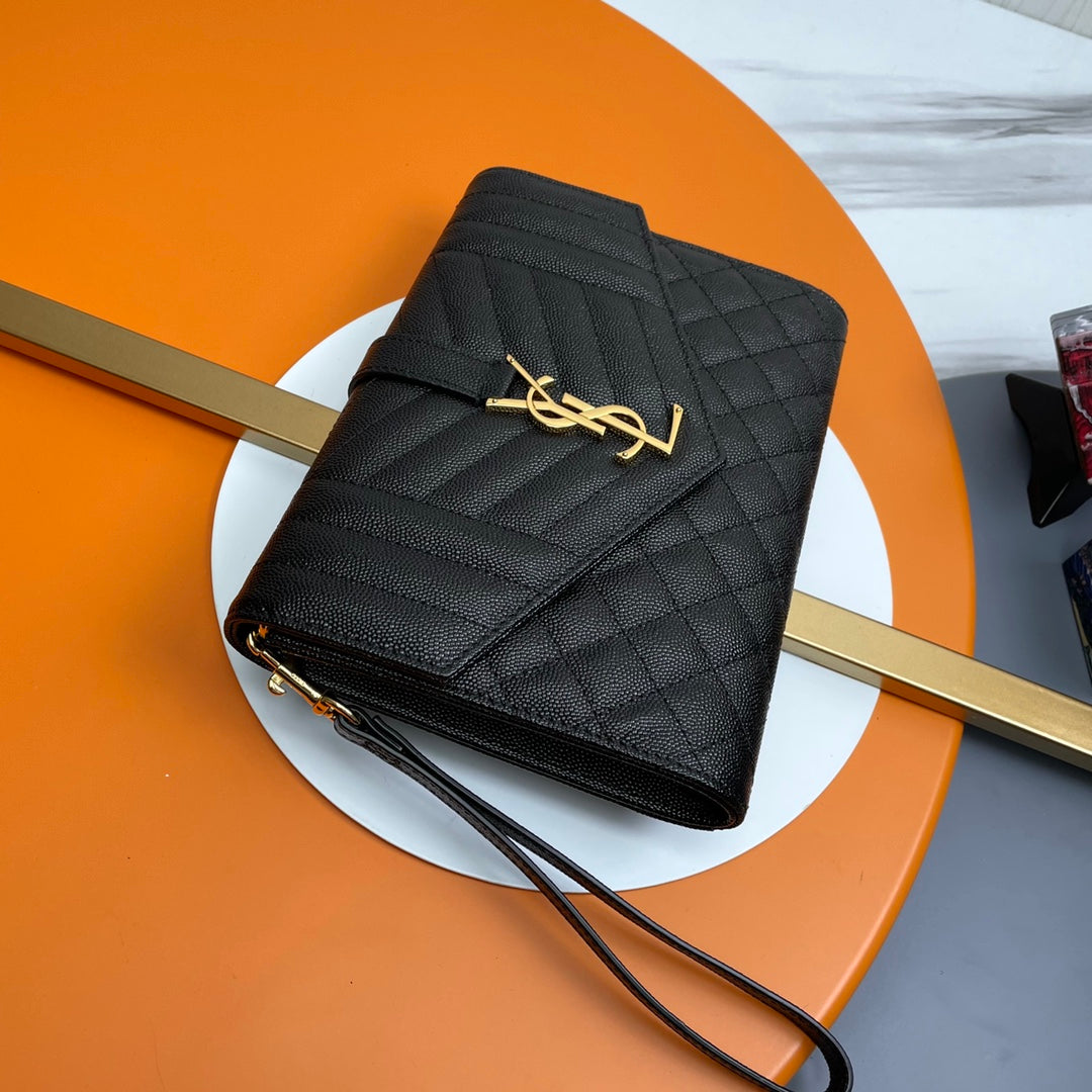 YSL Matelassé Flap Pouch