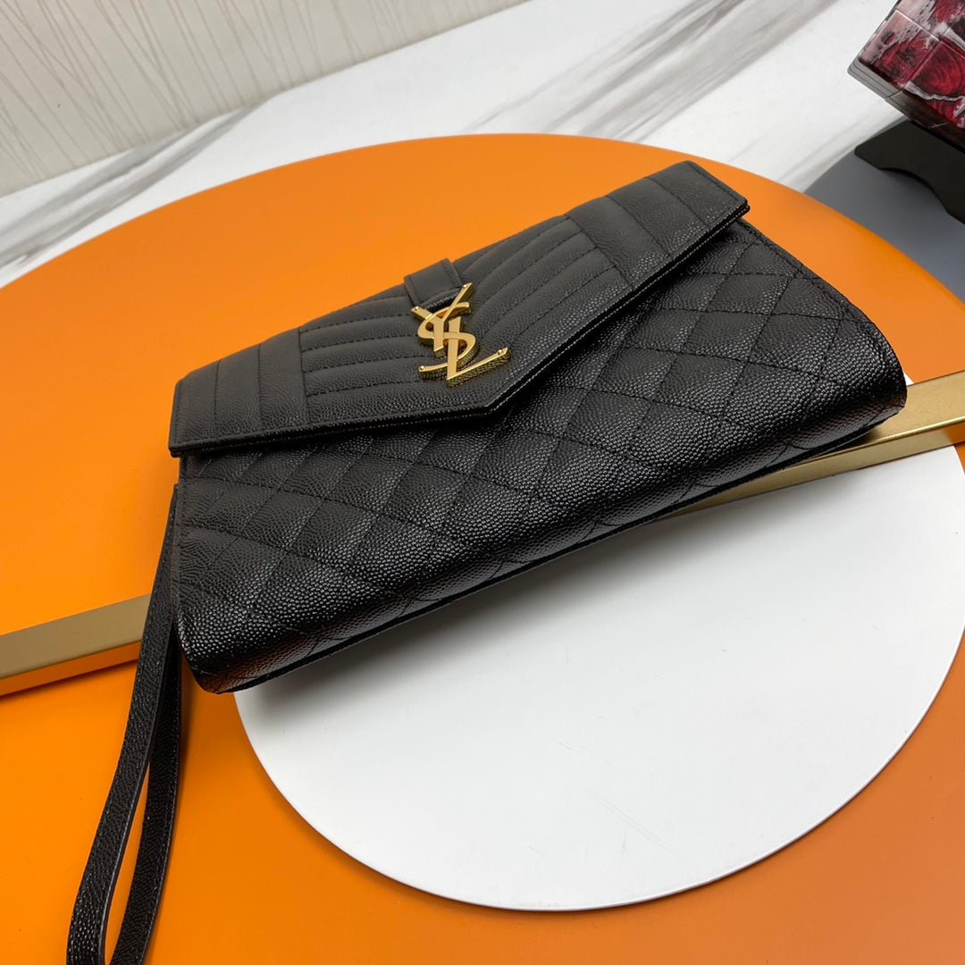 YSL Matelassé Flap Pouch