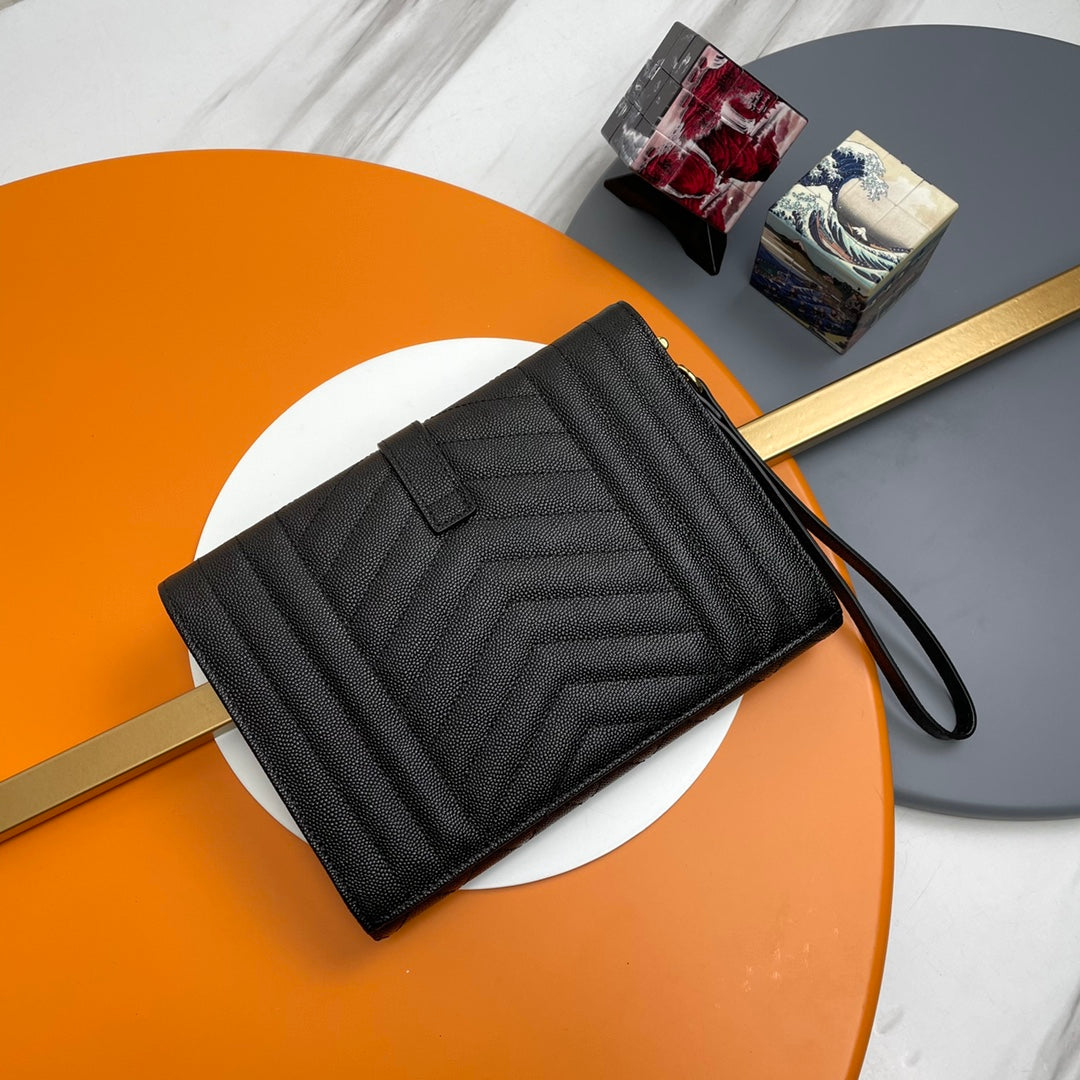 YSL Matelassé Flap Pouch