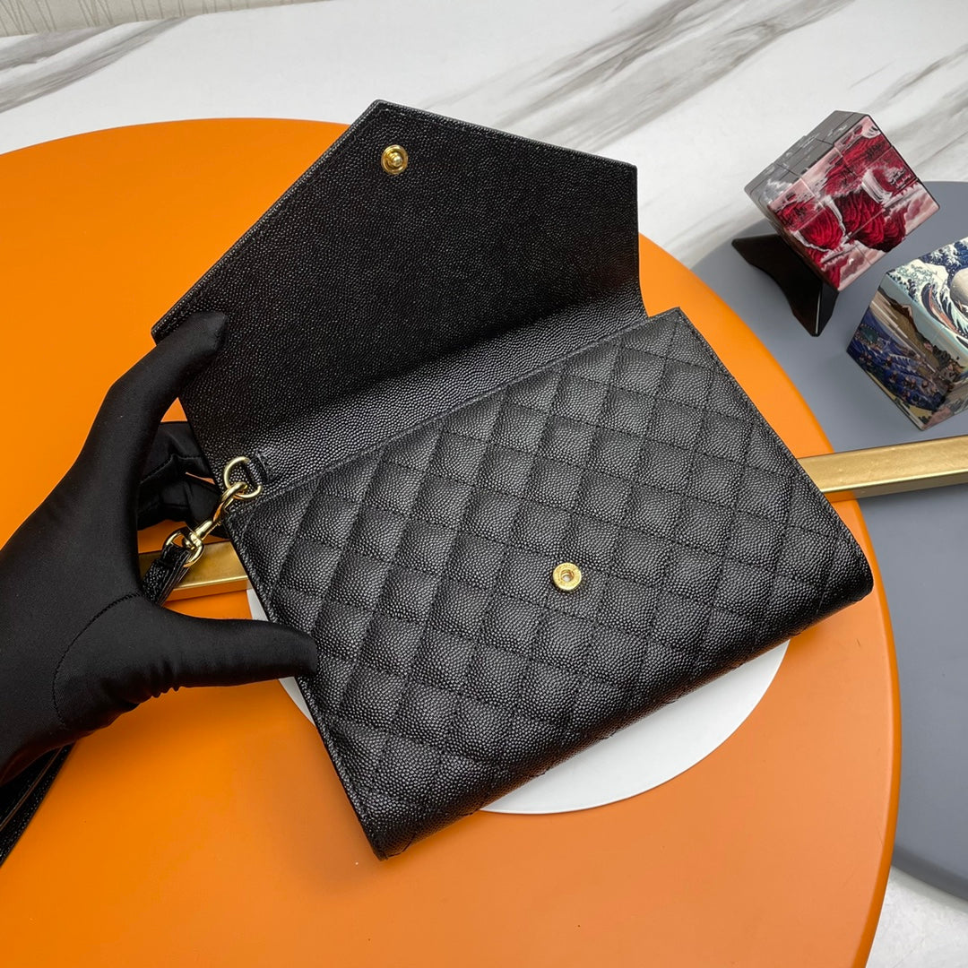 YSL Matelassé Flap Pouch