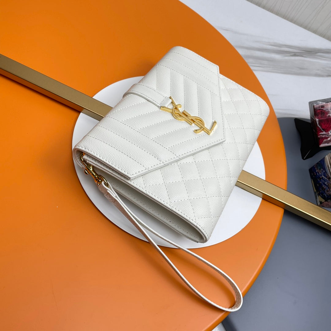 YSL Matelassé Flap Pouch