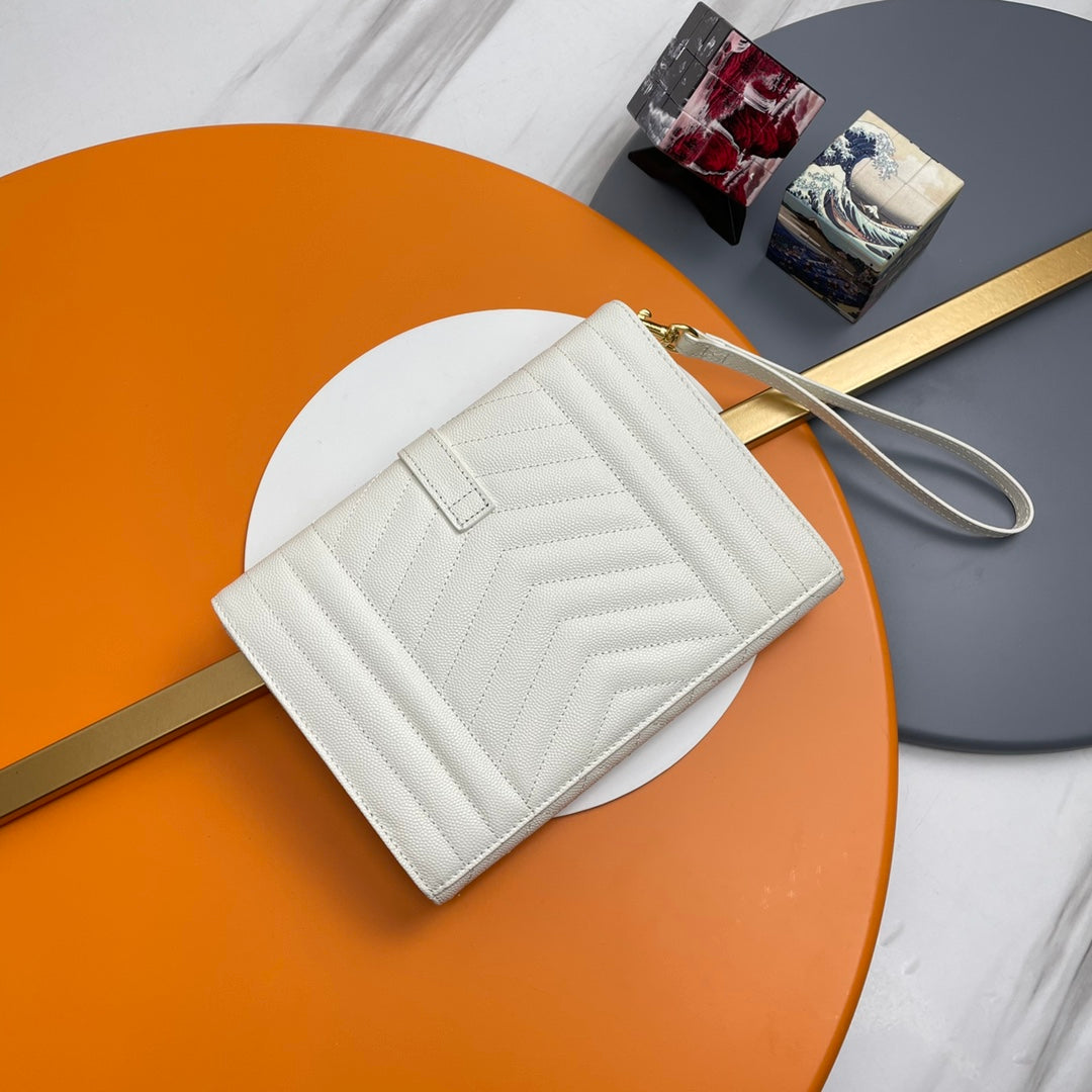 YSL Matelassé Flap Pouch