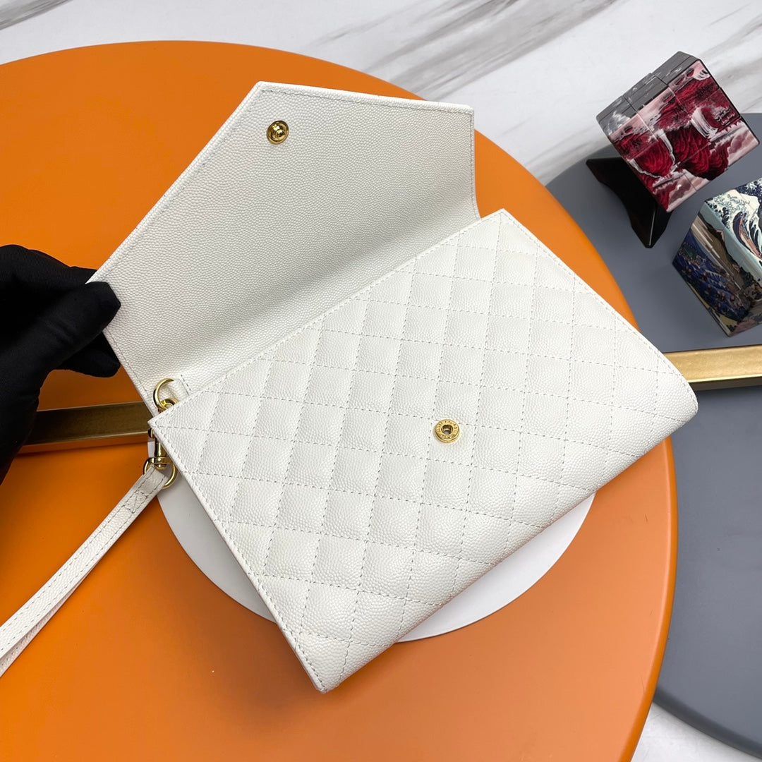 YSL Matelassé Flap Pouch