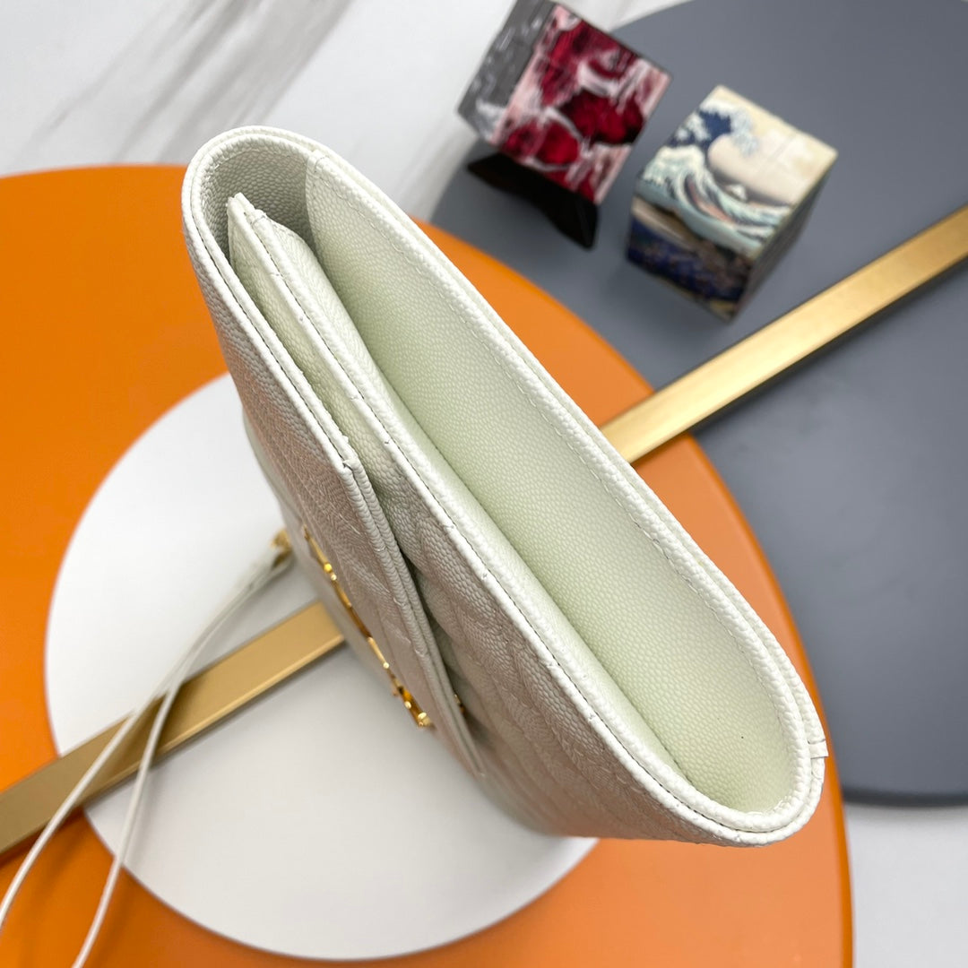 YSL Matelassé Flap Pouch