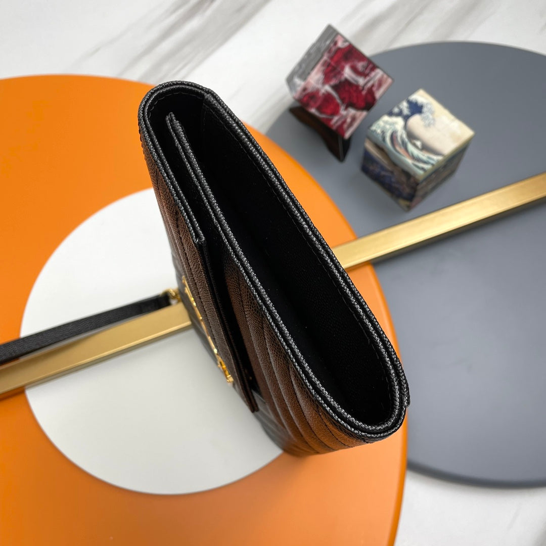 YSL Matelassé Flap Pouch