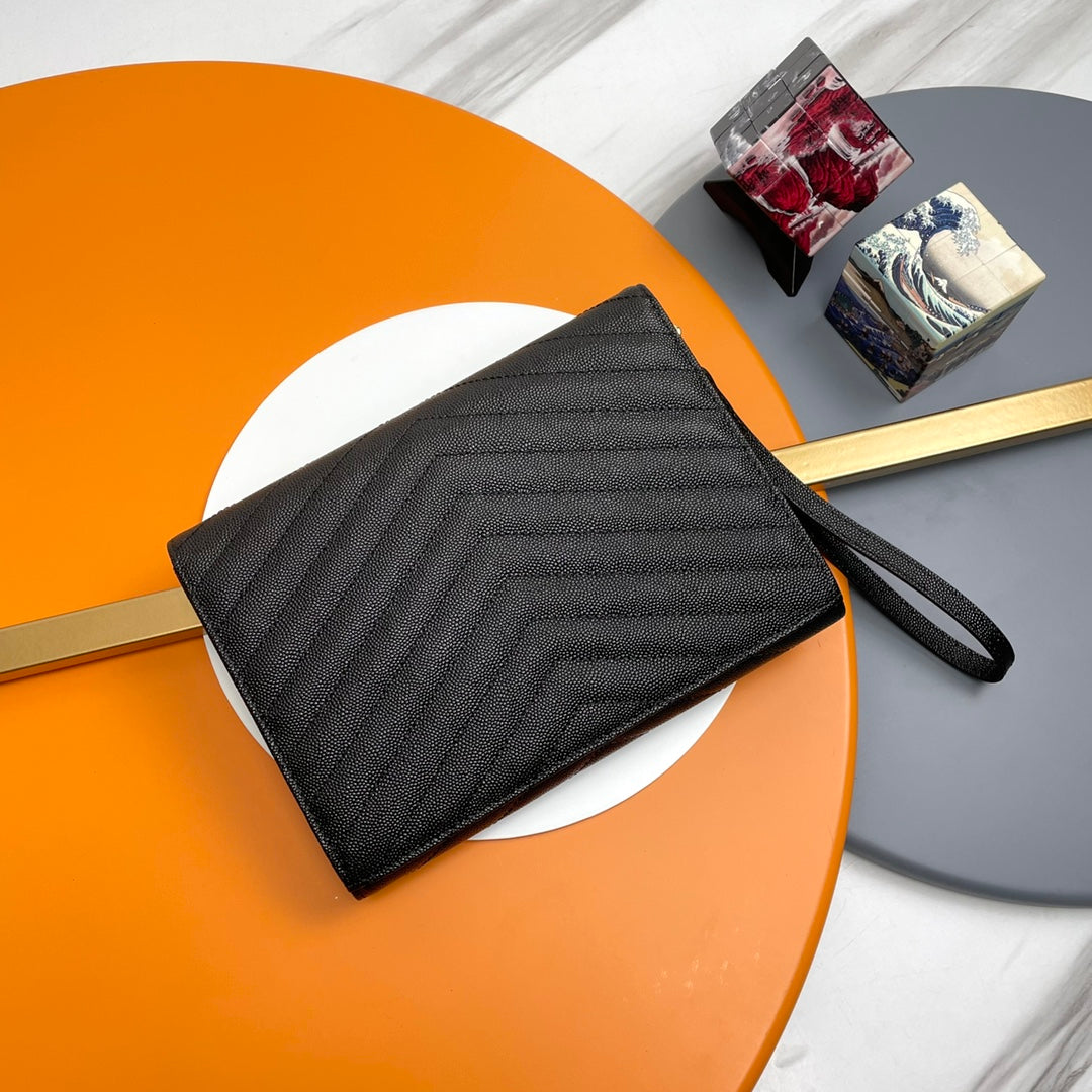 YSL Matelassé Flap Pouch